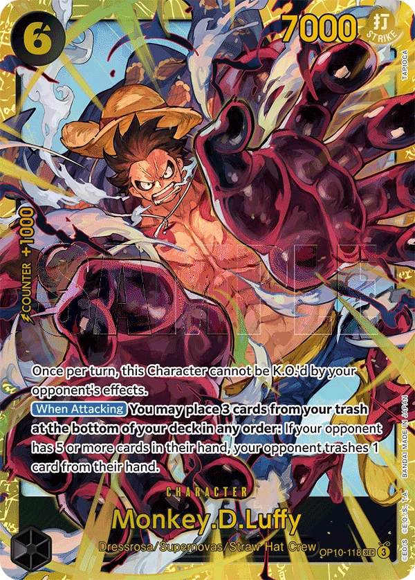 Carta Monkey.D.Luffy (OP10-118)