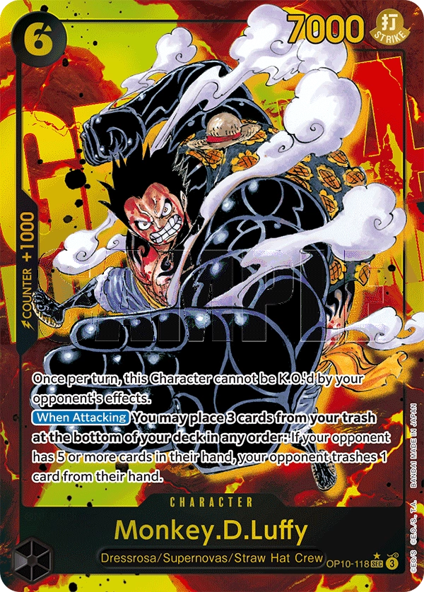 Carta Monkey.D.Luffy (OP10-118)