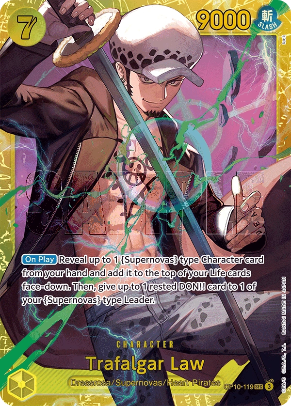 Carta Trafalgar Law (OP10-119)