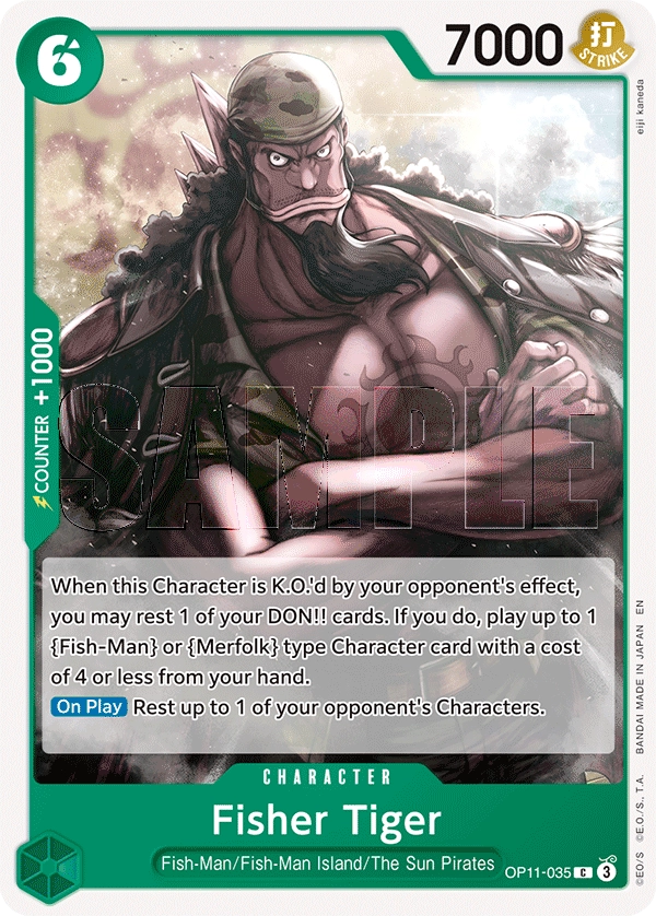 Carta Fisher Tiger (OP11-035)