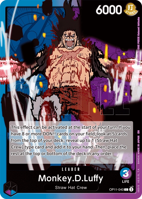 Carta Monkey.D.Luffy (OP11-040)