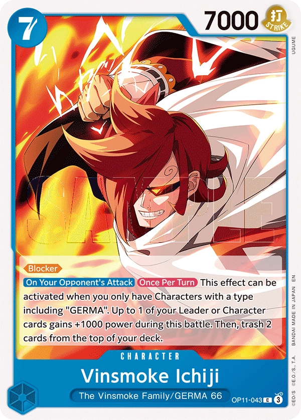 Carta Vinsmoke Ichiji (OP11-043)