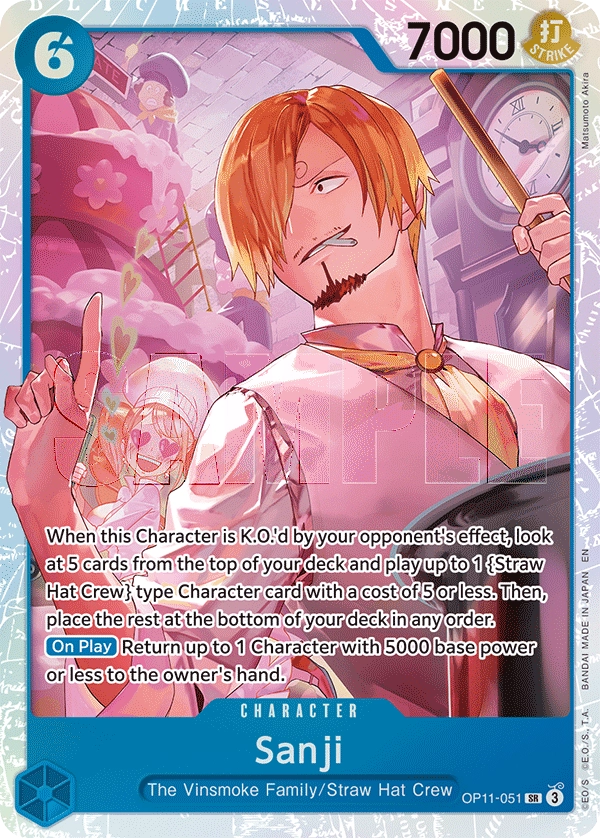 Carta Sanji (OP11-051)