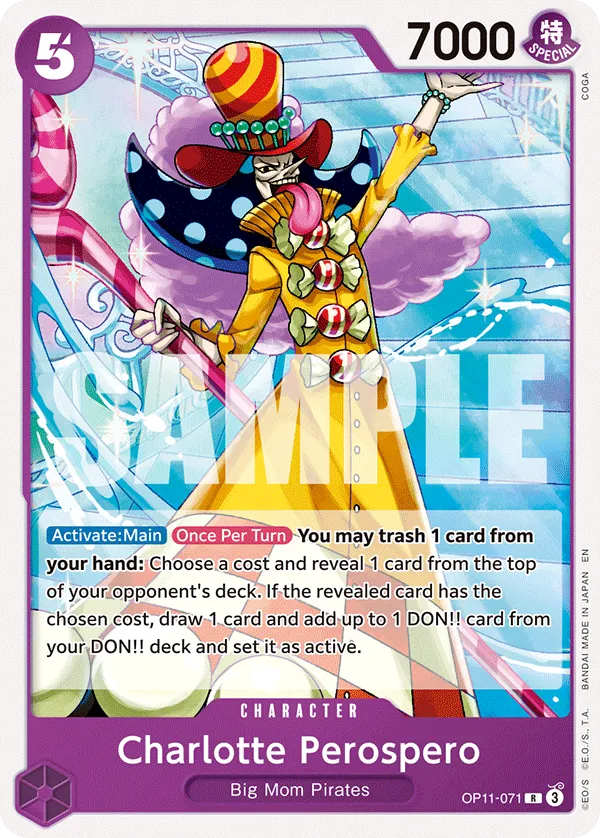 Carta Charlotte Perospero (OP11-071)