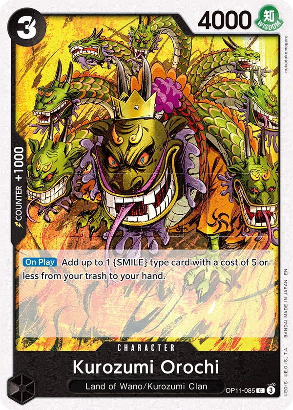 Carta Kurozumi Orochi (OP11-085)