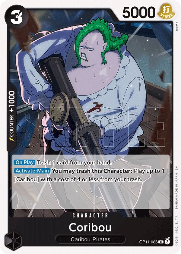 Carta Coribou (OP11-086)