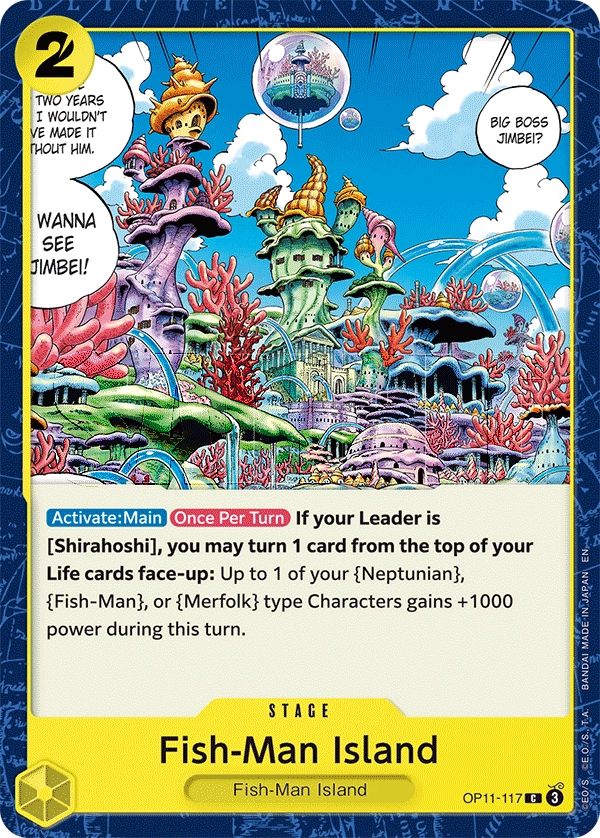 Carta Fish-Man Island (OP11-117)