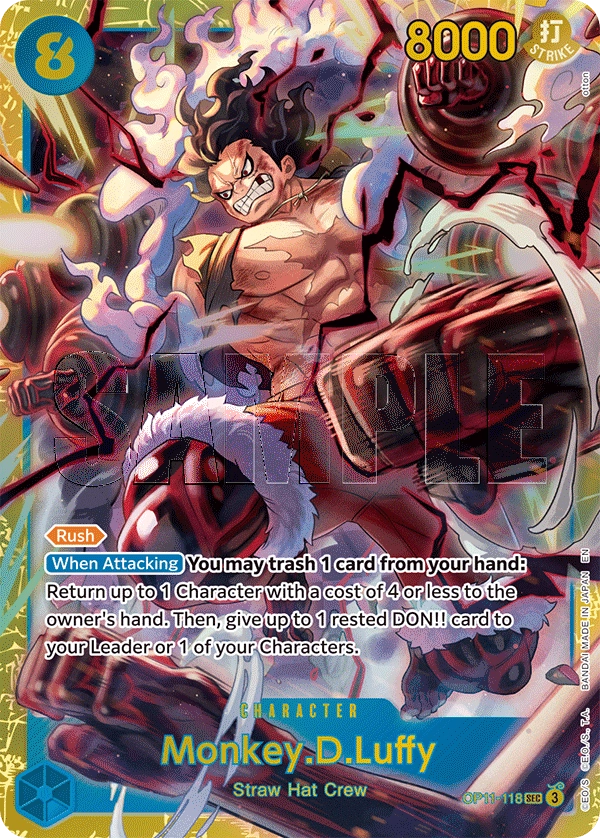 Carta Monkey.D.Luffy (OP11-118)