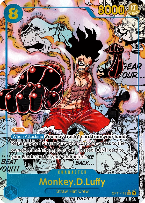 Carta Monkey.D.Luffy (OP11-118)