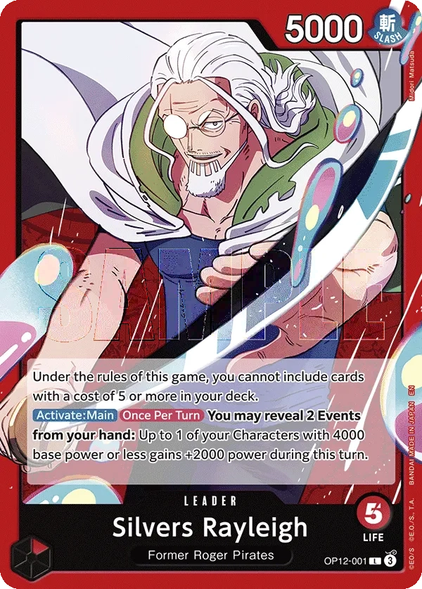 Carta Silvers Rayleigh (OP12-001)