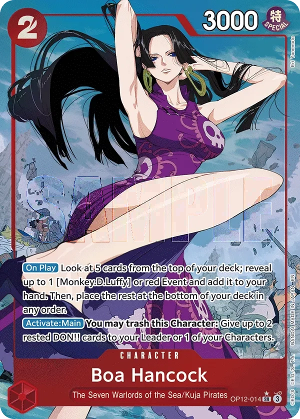 Carta Boa Hancock (OP12-014)