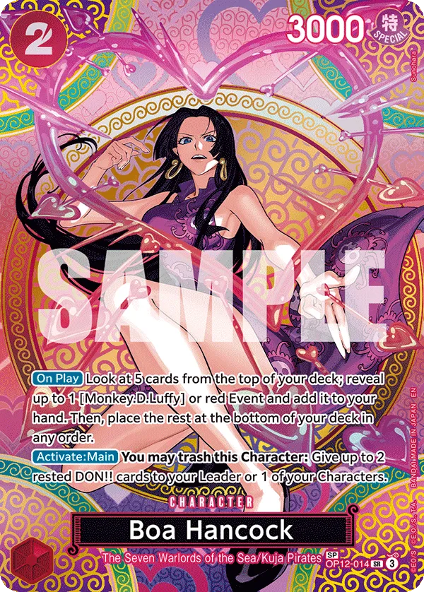 Carta Boa Hancock (OP12-014)