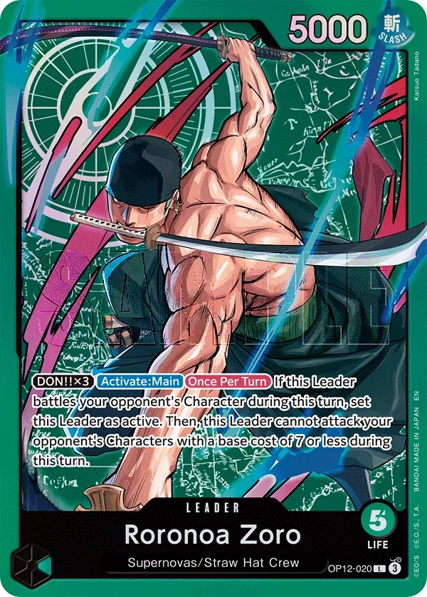 Carta Roronoa Zoro (OP12-020)