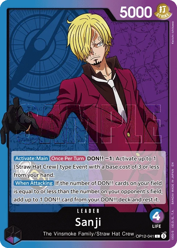 Carta Sanji (OP12-041)