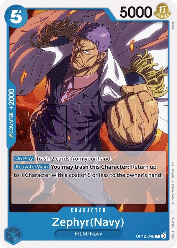 Carta Zephyr(Navy) (OP12-046)