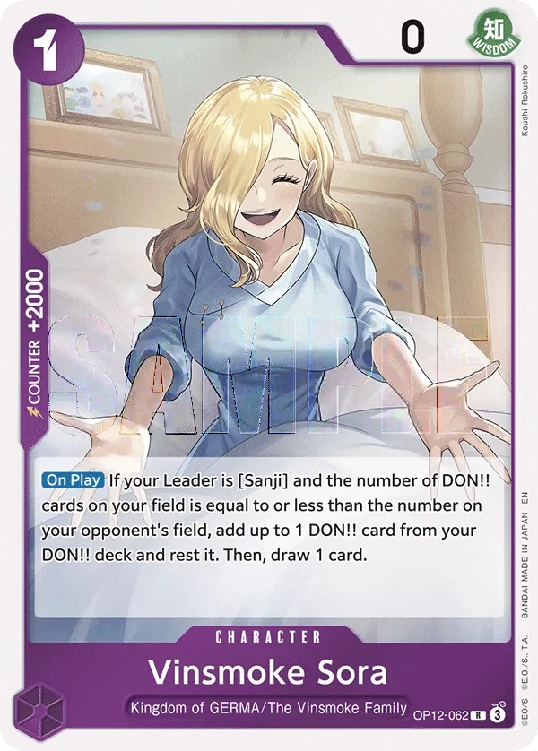 Carta Vinsmoke Sora (OP12-062)