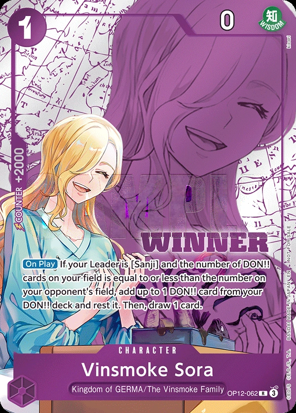 Carta Vinsmoke Sora (OP12-062)