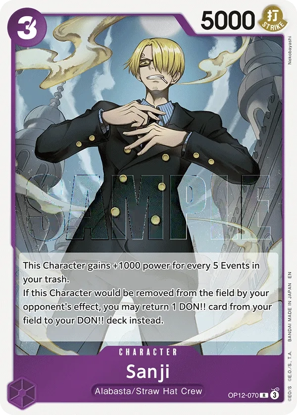 Carta Sanji (OP12-070)
