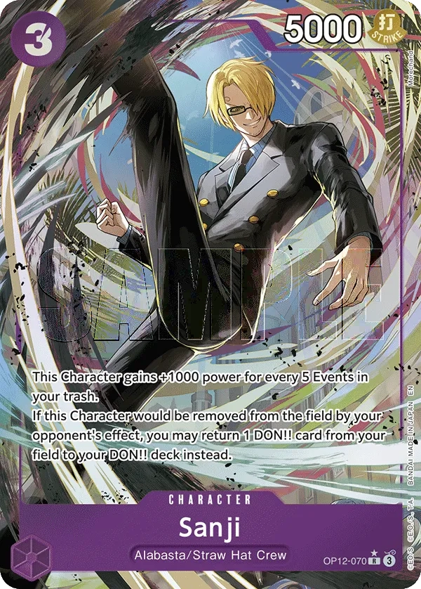 Carta Sanji (OP12-070)