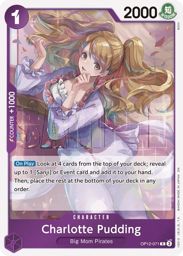 Carta Charlotte Pudding (OP12-071)