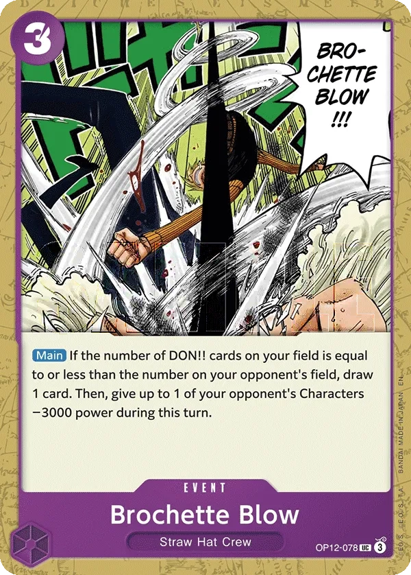 Carta Brochette Blow (OP12-078)