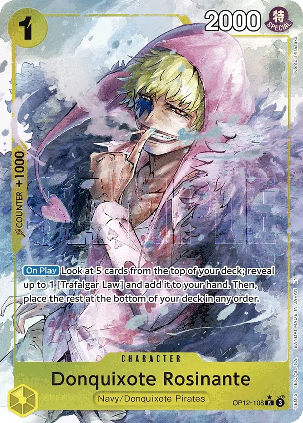 Carta Donquixote Rosinante (OP12-108)