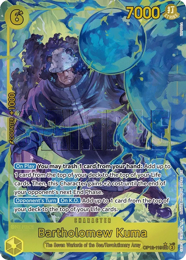 Carta Bartholomew Kuma (OP12-119)