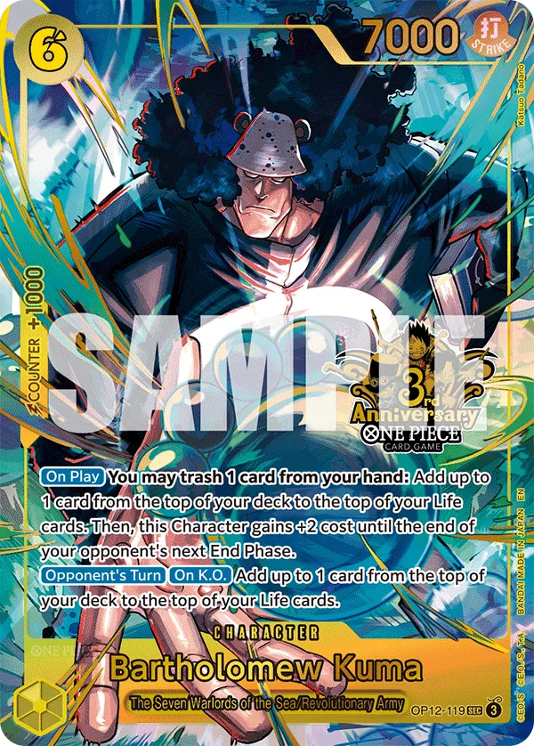 Carta Bartholomew Kuma (OP12-119)