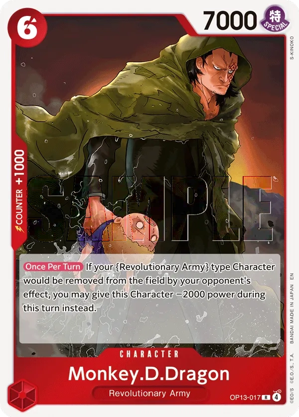 Carta Monkey.D.Dragon (OP13-017)