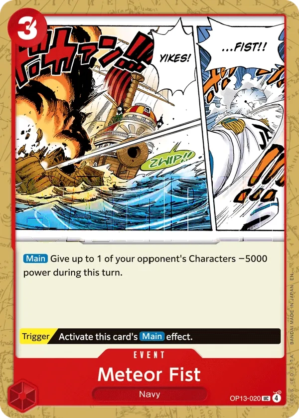 Carta Meteor Fist (OP13-020)