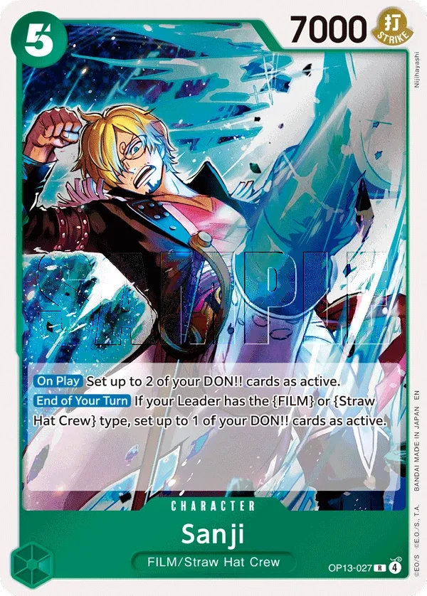 Carta Sanji (OP13-027)
