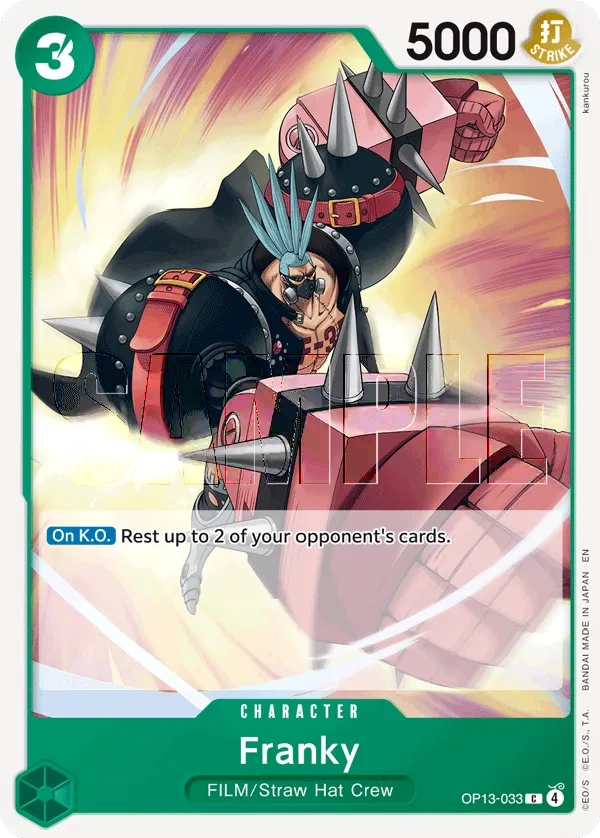 Carta Franky (OP13-033)