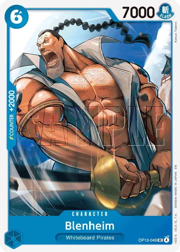 Carta Blenheim (OP13-049)