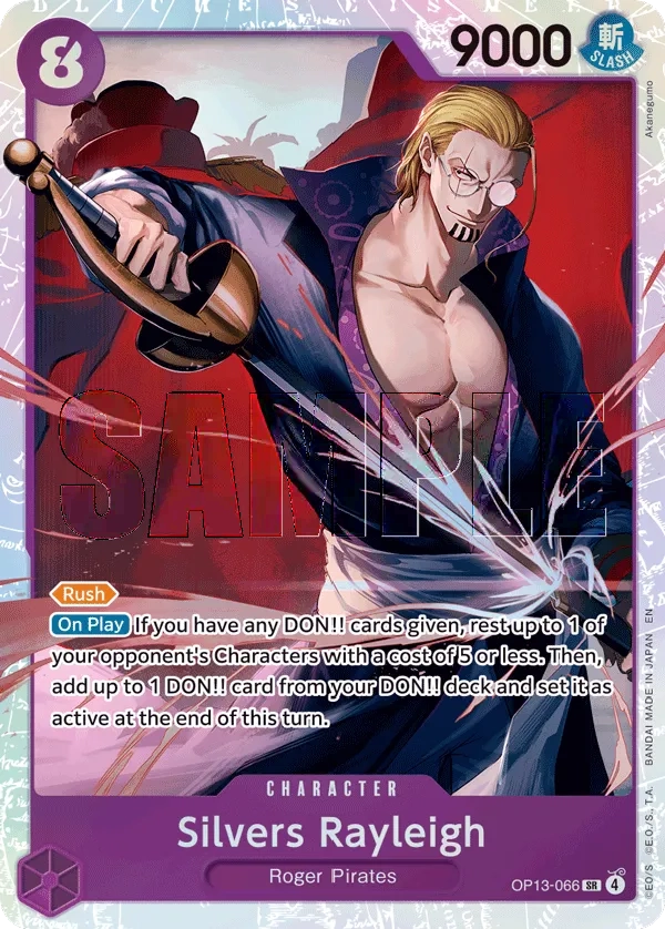 Carta Silvers Rayleigh (OP13-066)