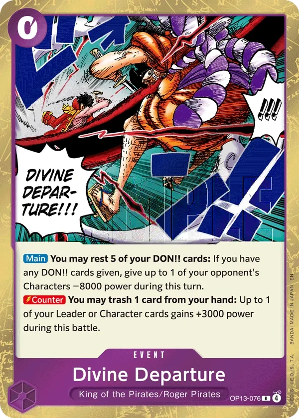 Carta Divine Departure (OP13-076)