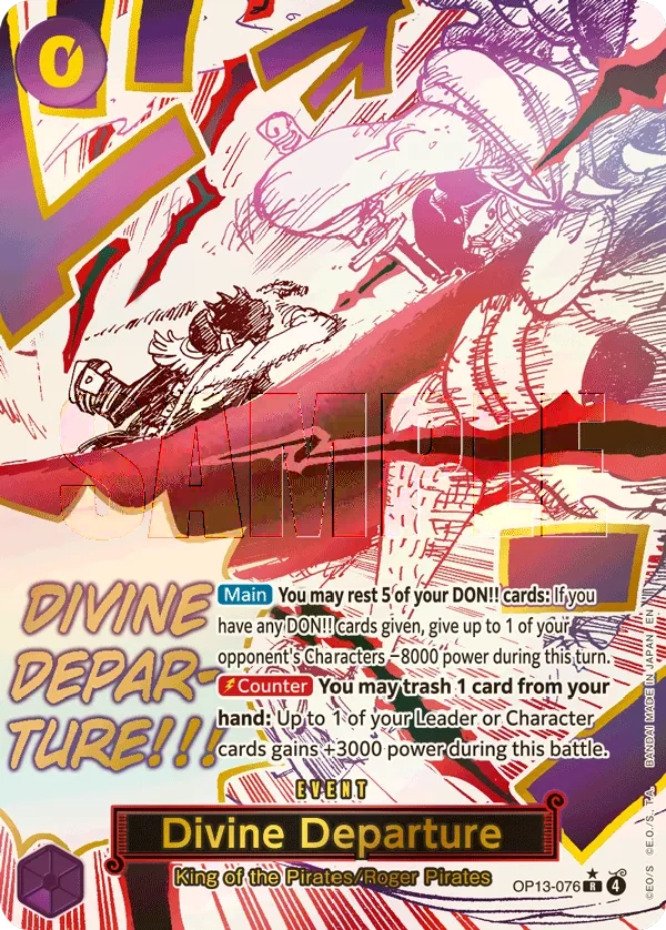Carta Divine Departure (OP13-076)