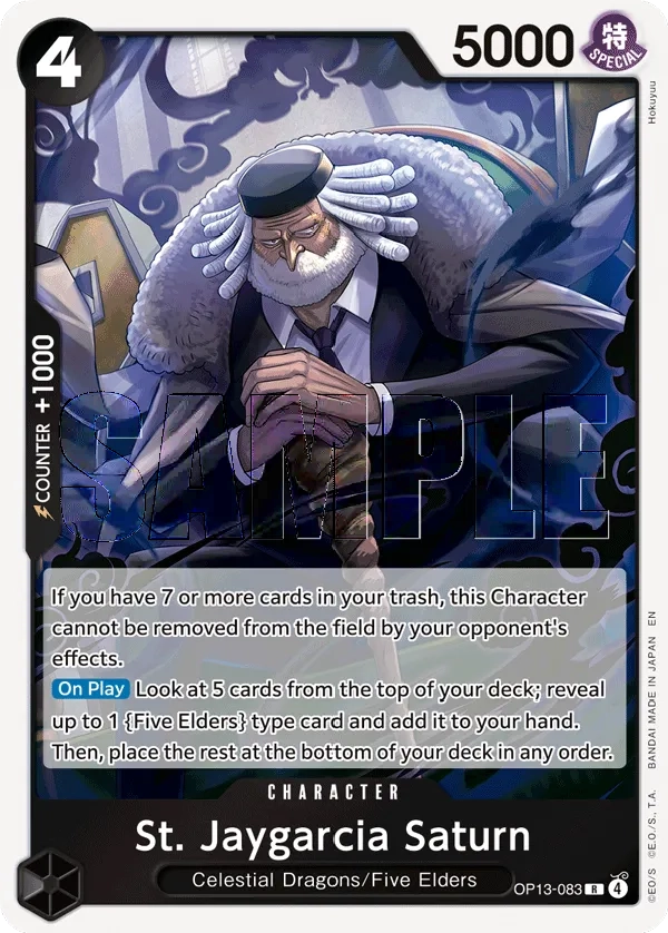 Carta St. Jaygarcia Saturn (OP13-083)