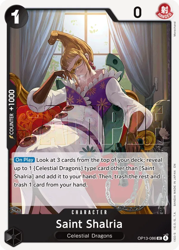 Carta Saint Shalria (OP13-086)