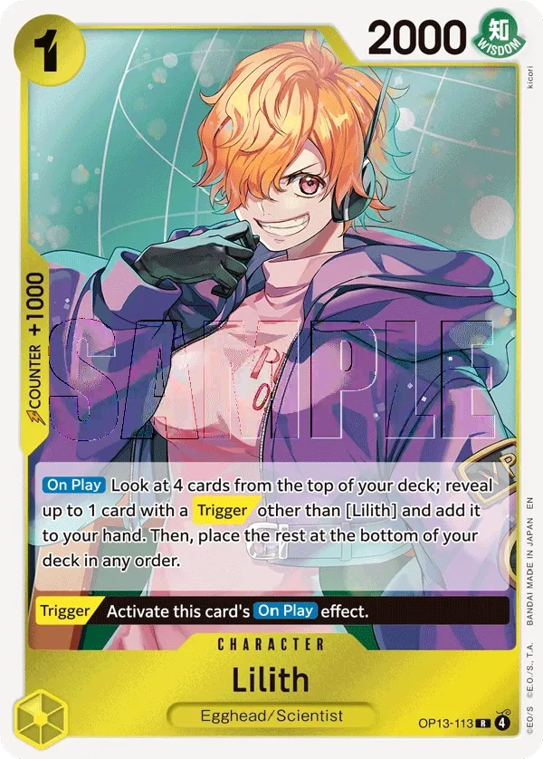 Carta Lilith (OP13-113)