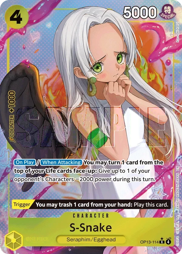 Carta S-Snake (OP13-114)