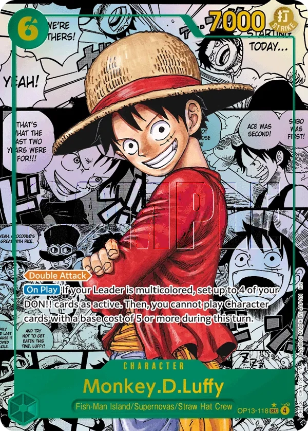 Carta Monkey.D.Luffy (OP13-118)