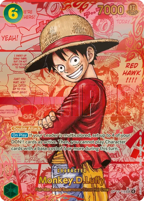 Carta Monkey.D.Luffy (OP13-118)