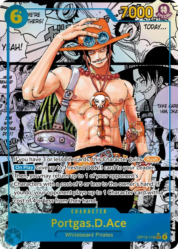 Carta Portgas.D.Ace (OP13-119)