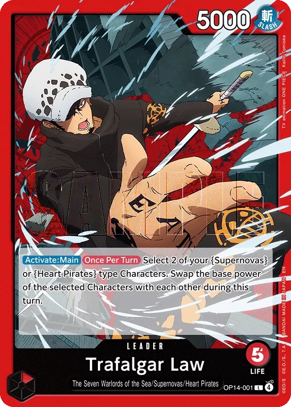 Carta Trafalgar Law (OP14-001)