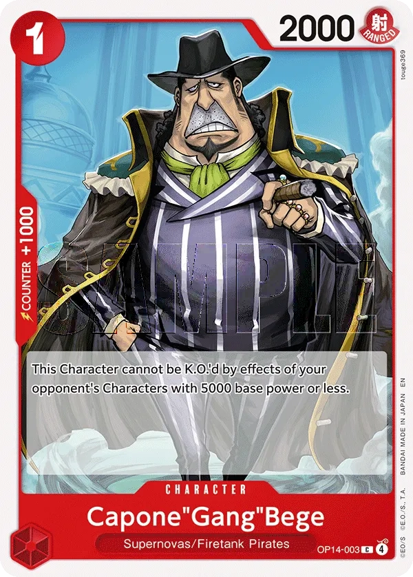 Carta Capone"Gang"Bege (OP14-003)