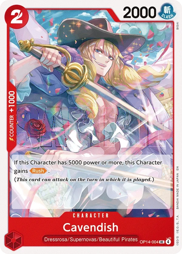 Carta Cavendish (OP14-004)