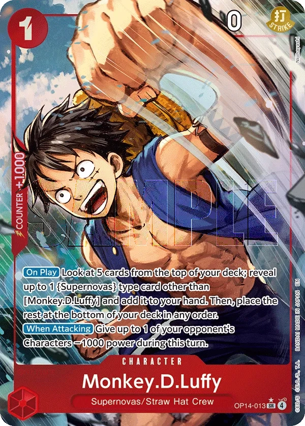 Carta Monkey.D.Luffy (OP14-013)