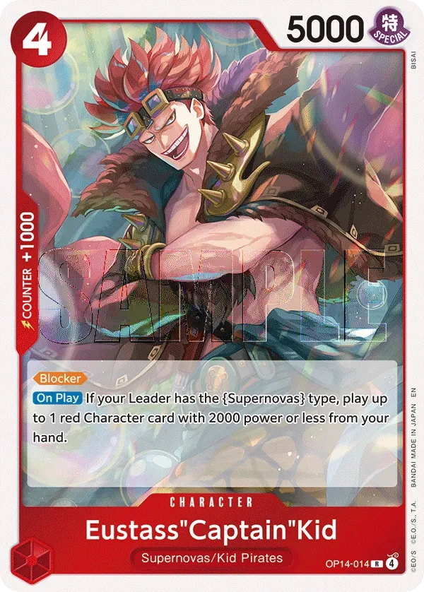 Carta Eustass"Captain"Kid (OP14-014)