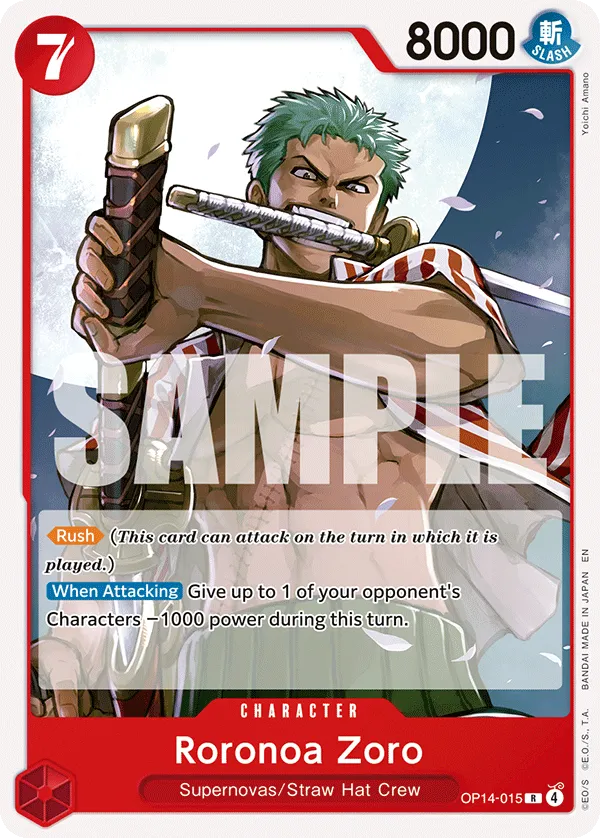 Carta Roronoa Zoro (OP14-015)