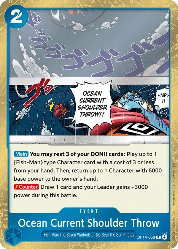 Carta Ocean Current Shoulder Throw (OP14-058)